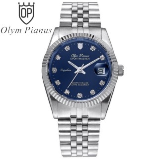 Đồng hồ nam dây kim loại Olym Pianus OP89322 OP89322MS xanh thumbnail