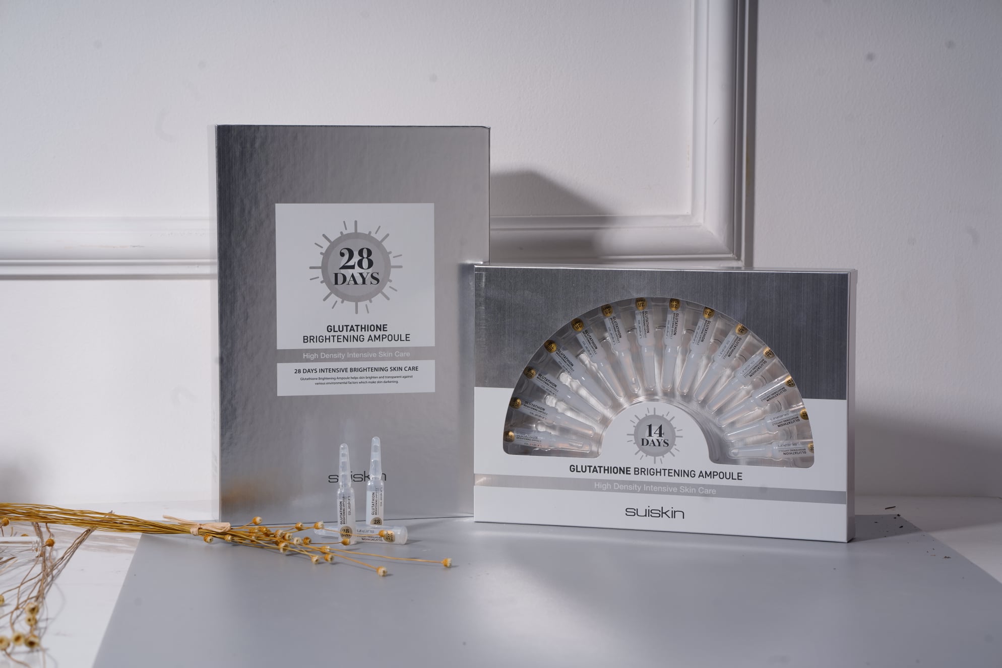 suiskin glutathione brightening ampoule Set Tinh Chất Dưỡng Trắng Da, Mờ Thâm Nám Suiskin Glutathione Brightening  Ampoule 1.5ml _ Suiskin Chính Hãng