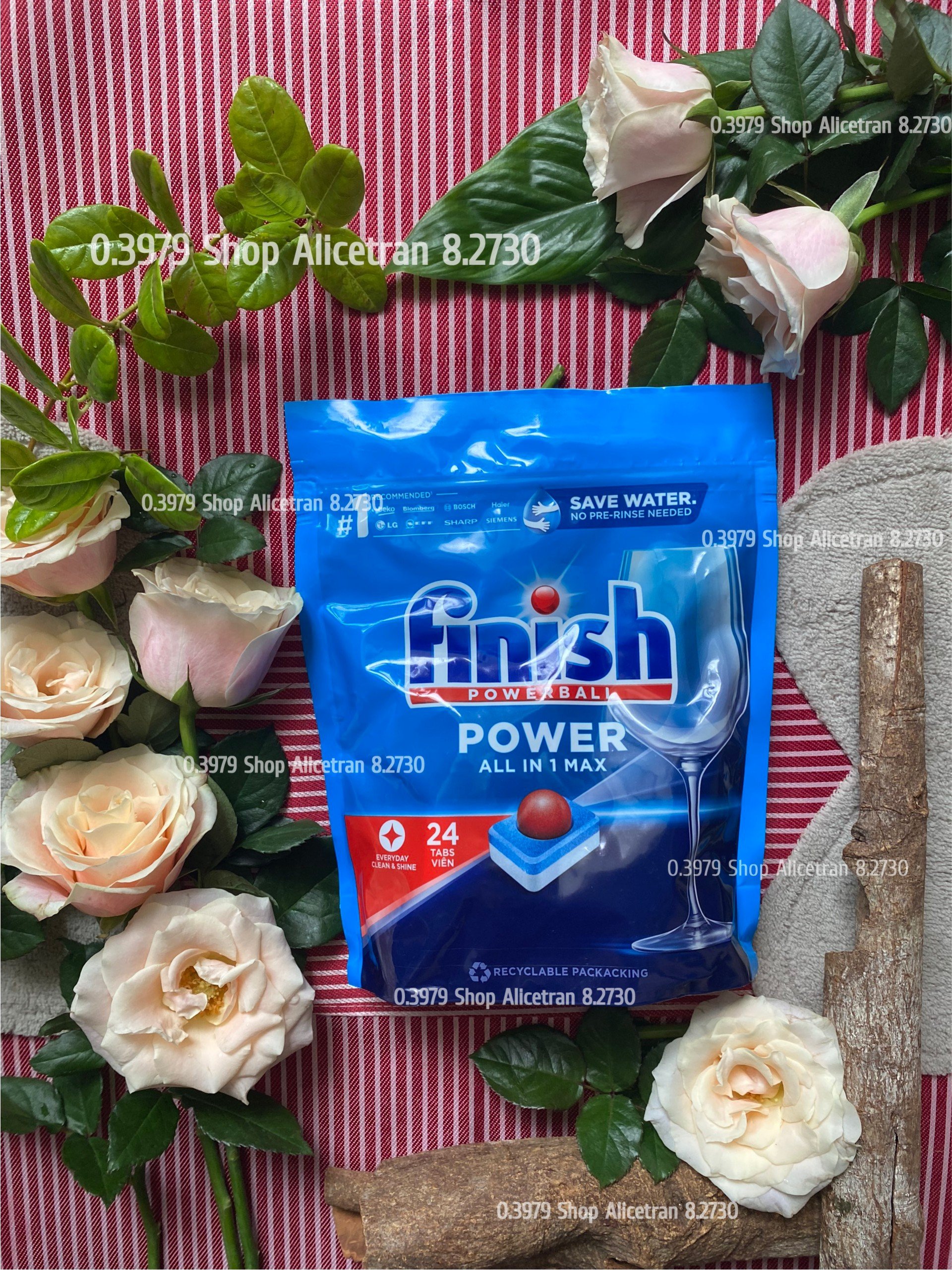 [HCM]Viên rửa & Gel rửa chén bát Finish All in 1 (max) 10x chức năng màng bọc tự tan