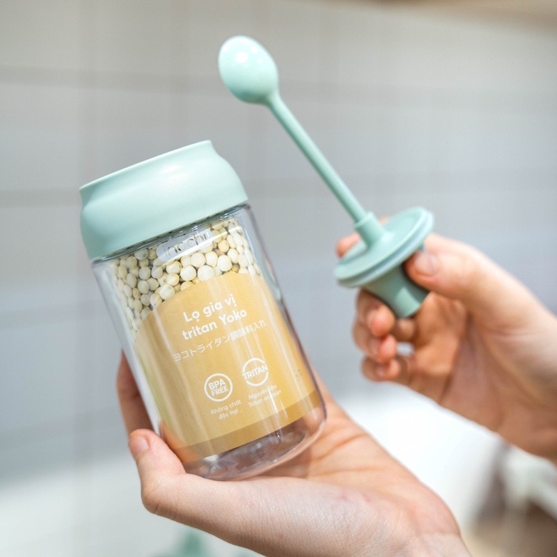 Bộ 3 hộp gia vị Tritan Yoko
