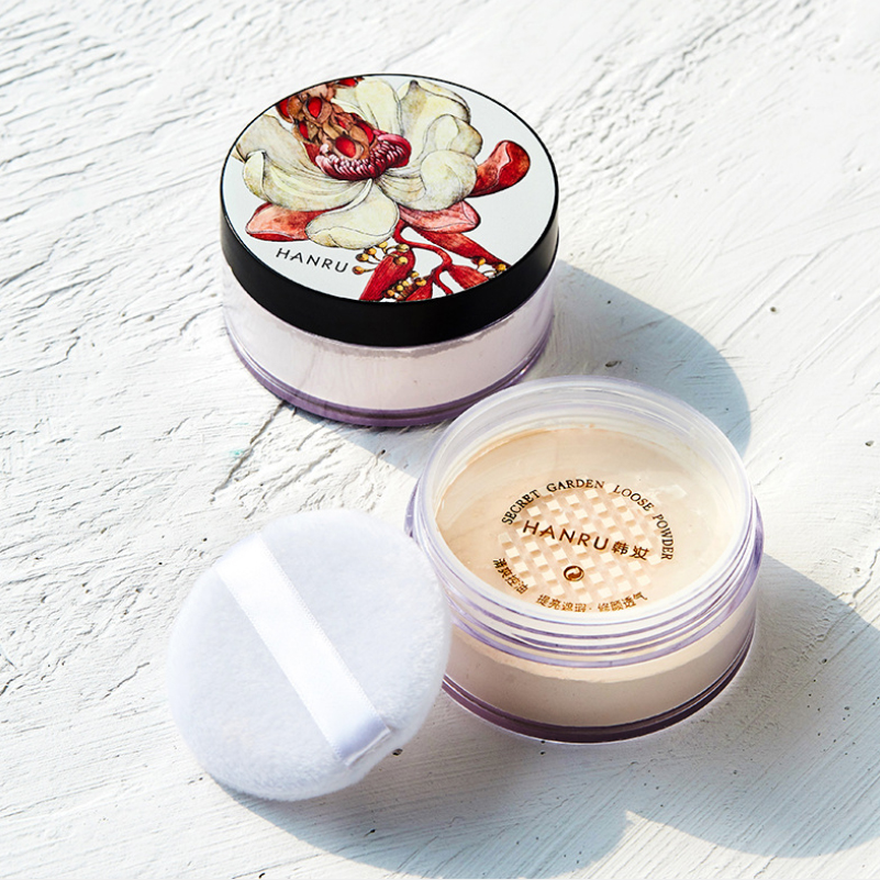 Phấn phủ khoáng Hanru Makeup Loose Powder Lasting 12g