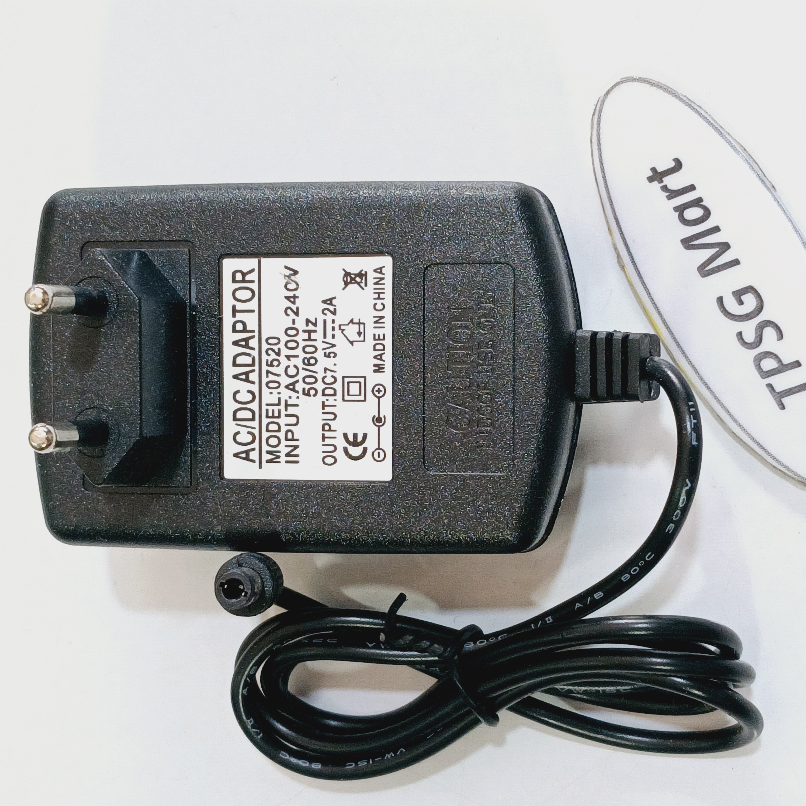 Nguồn Adapter DC 7.5V - 1A / 7.5V - 2A / 7.5V - 3A  (Đầu cắm 5.5mm x 2.1mm)