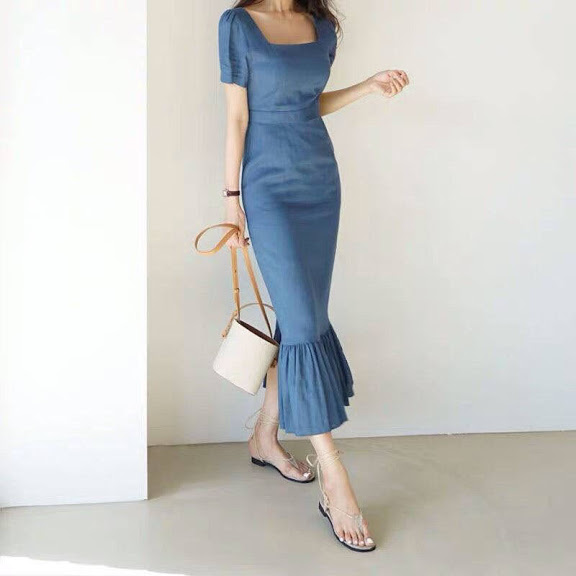 [HCM]ĐẦM ÔM JEAN ĐUÔI CÁ