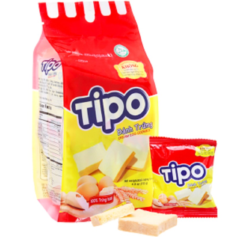 Bánh trứng Tipo-Hữu Nghị - gói (220g/22 gói)