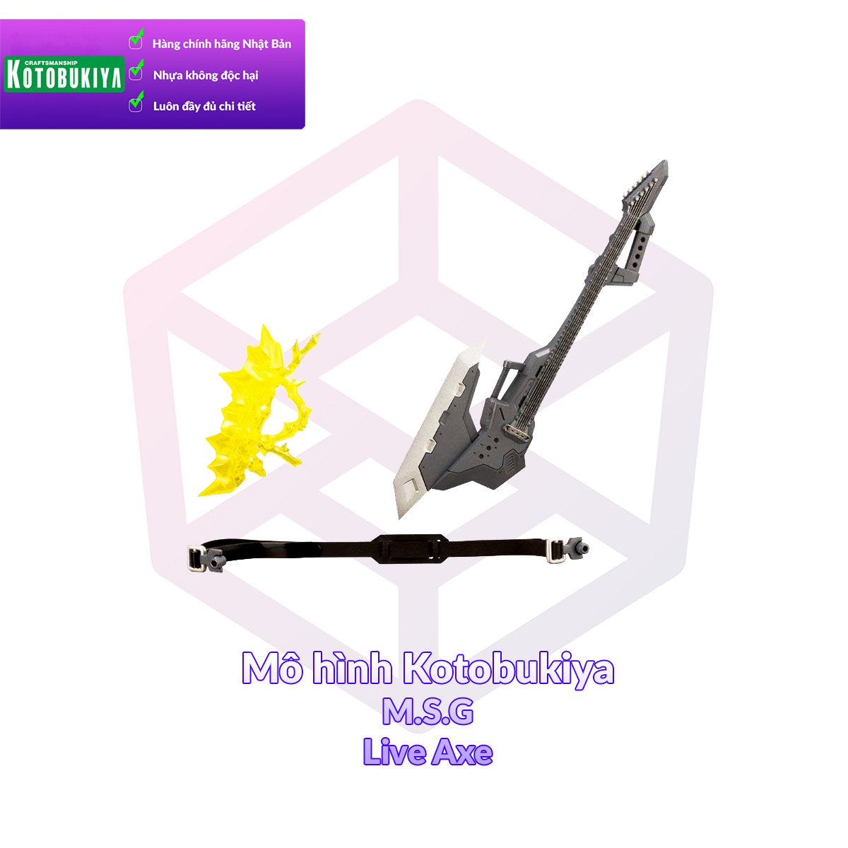 [7-11/12 VOUCHER 8%]Mô hình Kotobukiya M.S.G WU05 Live Axe Weapon Unit [KTB] [MSG]