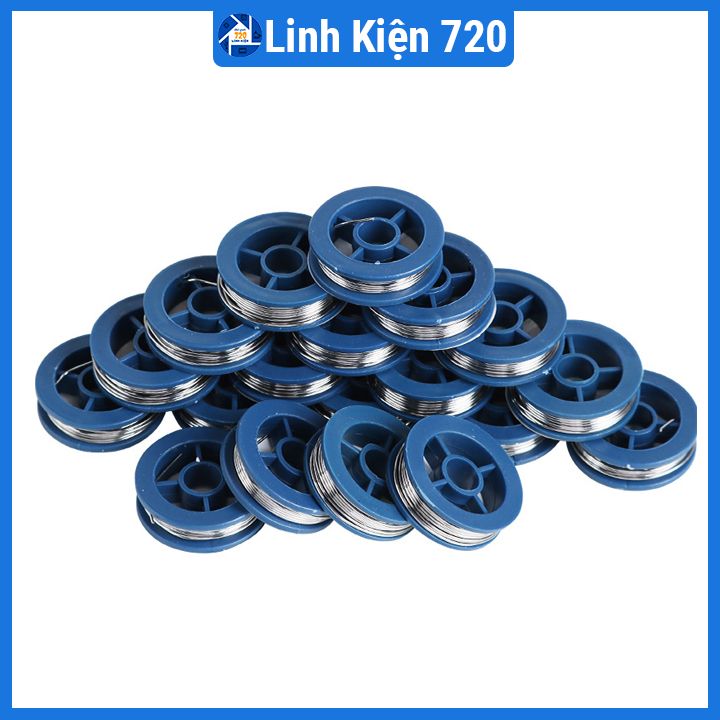 Thiếc hàn điện tử Sn63/37 0.8mm dài 90cm (giá 1 cuộn)