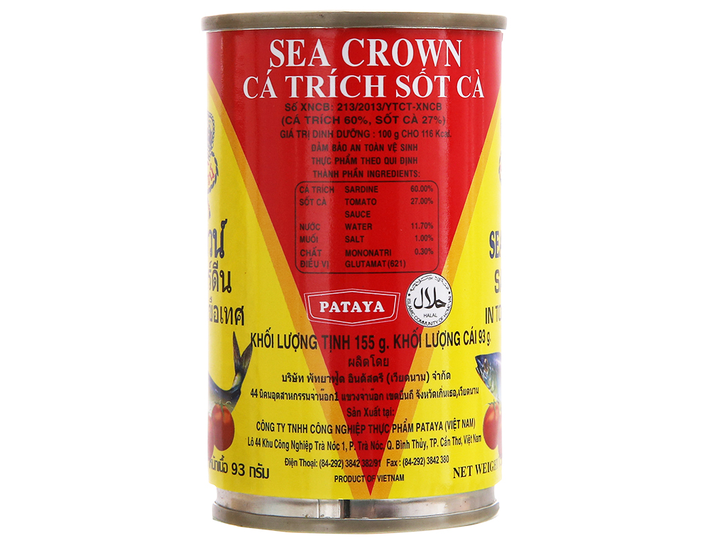 [HCM]10 Lon Cá Trích Sốt Cà SeaCrown