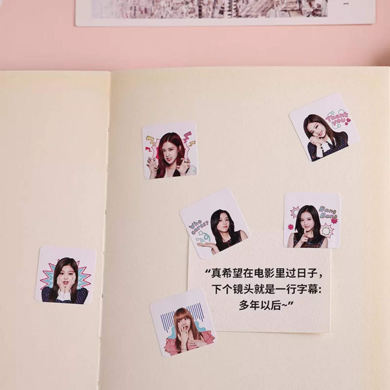 Cuộn 500 miếng dán sticker Blackpink idol siêu đẹp Canarystore54