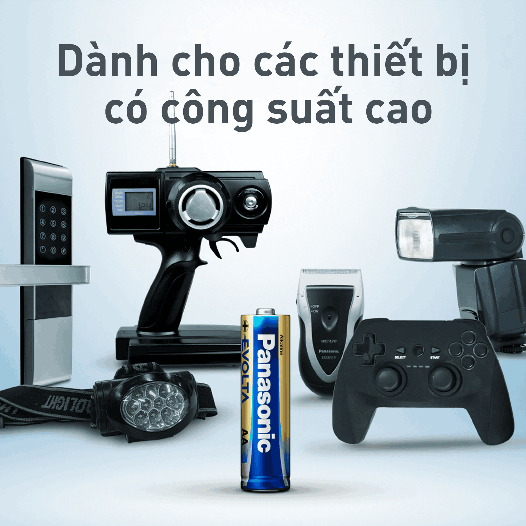 Vỉ 2 viên Pin Panasonic Evolta AAA LR03EG/2B-V – Hàng Chính Hãng