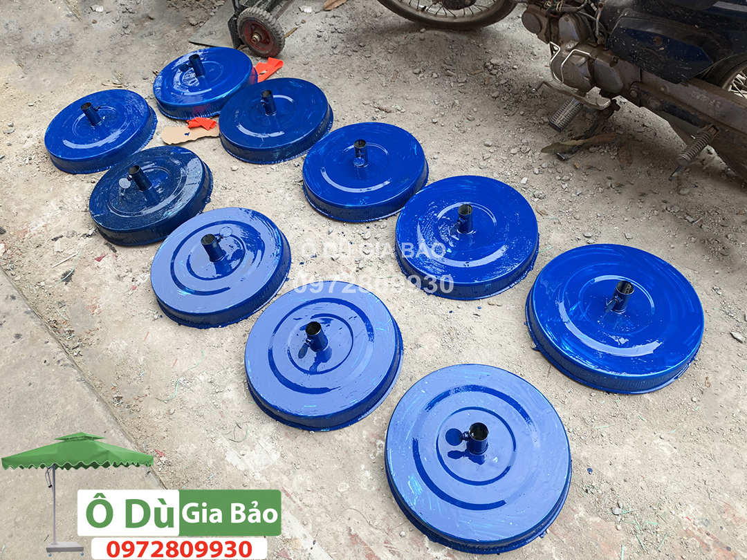 Chân đế ô dù chính tâm 15kg (Chưa bê tông tiết kiệm vận chuyển)