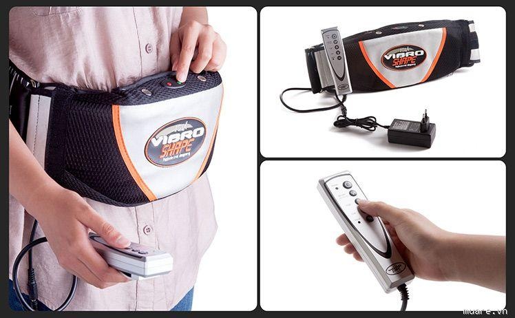 Đai Massage Rung Nóng Giảm Mỡ Bụng Vibro Shape