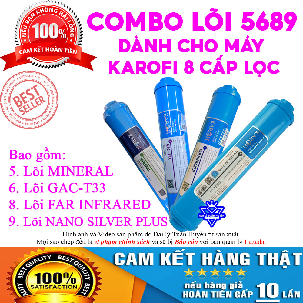 Combo lõi 456789 Karofi chính hãng
