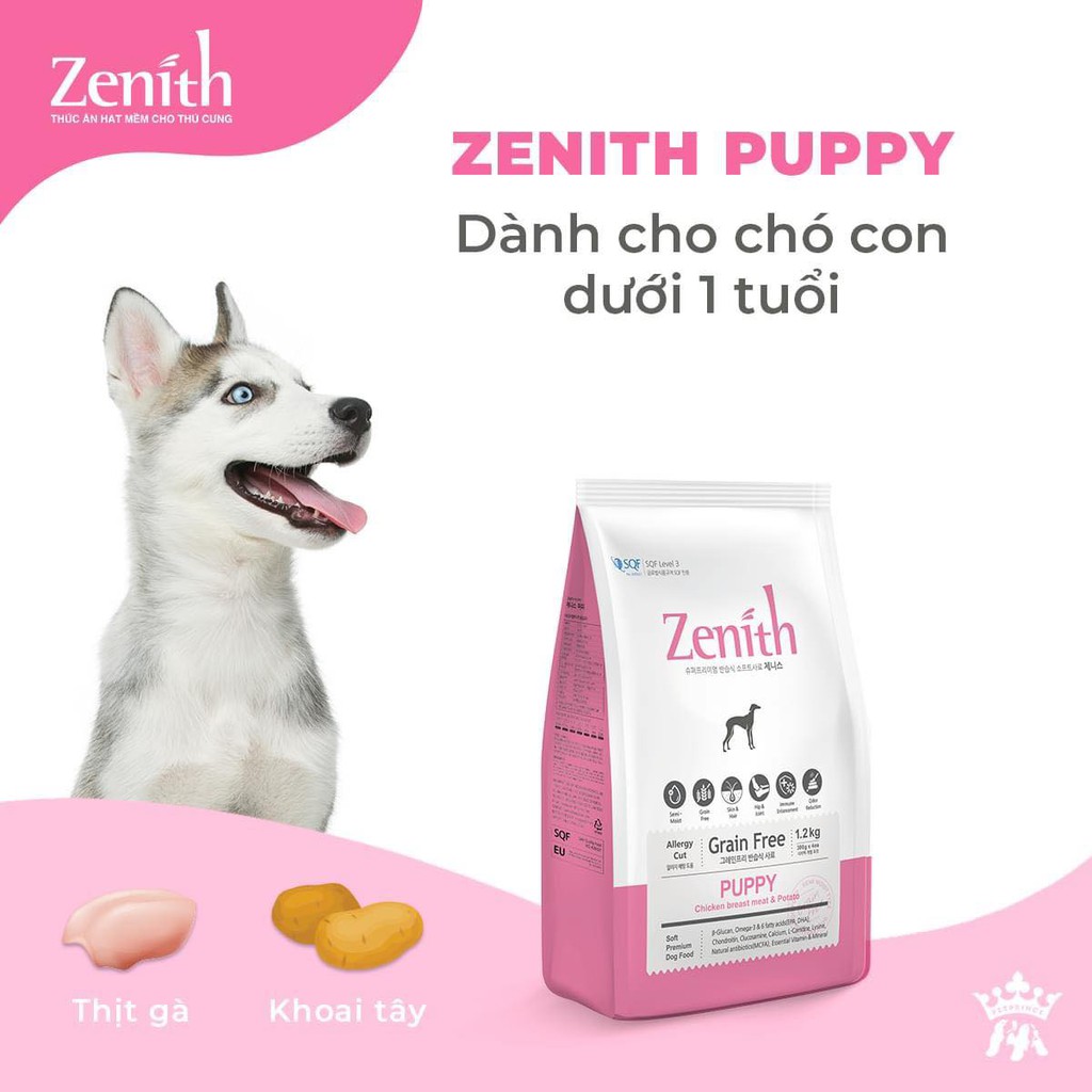 Hạt mềm Zenith Hàn Quốc cho chó con