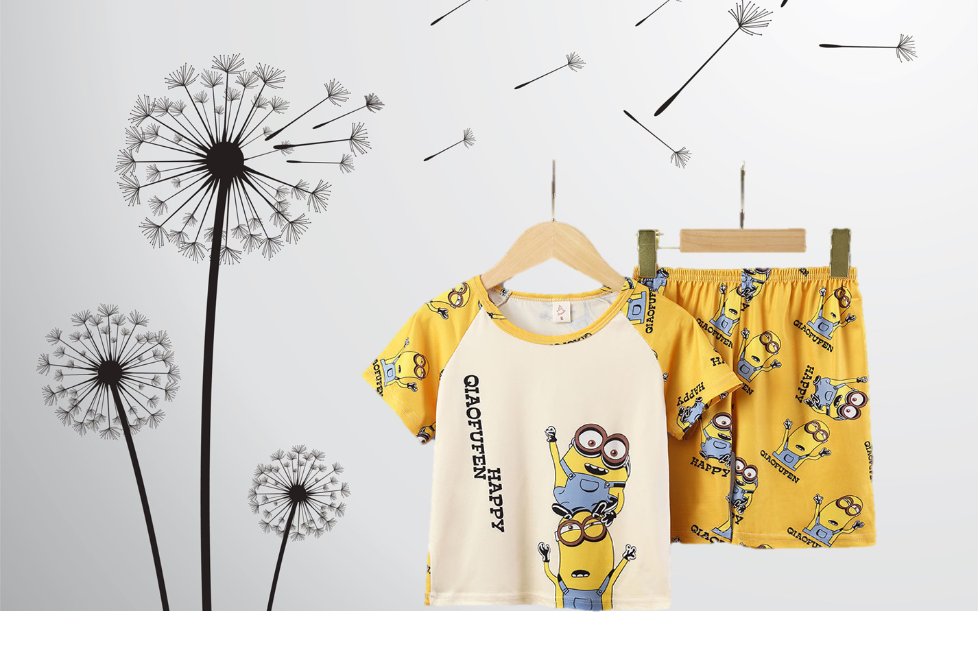 Bộ tay phối thun thái mát lạnh trẻ em | size 8-34kg |