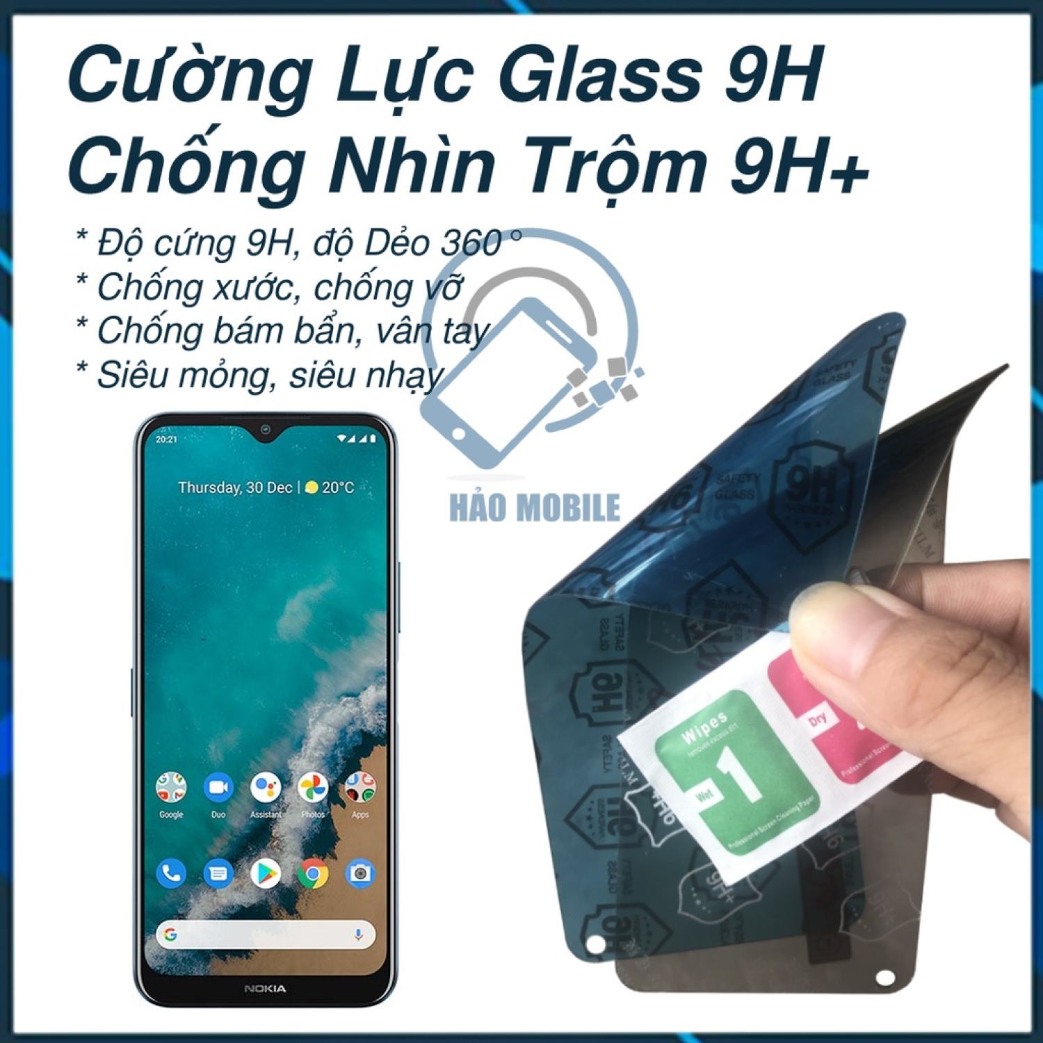Dán cường lực dẻo nano Nokia G50