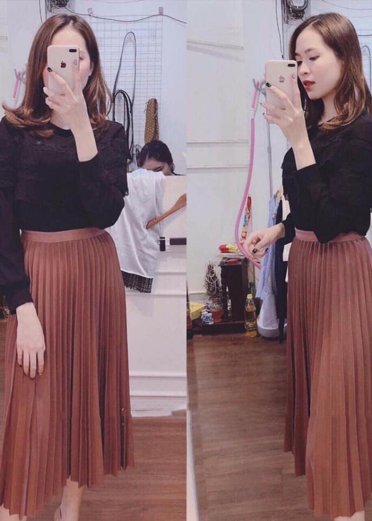 Chân Váy Dập Ly Quảng Châu