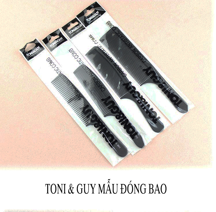 Lược Carbon Antistaic Tony & Guy Mẫu 0512 Bầu ( Đen )