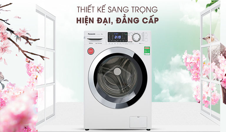 Máy giặt sấy panasonic inverter 10 kg na-v10fc1wvt