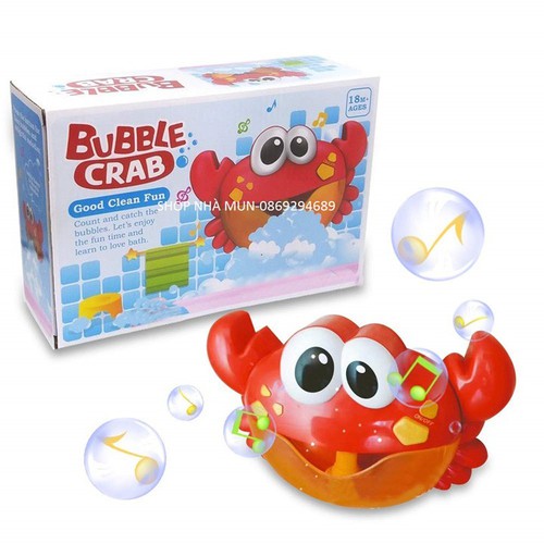 Con cua thổi bong bóng phát nhạc cho bé