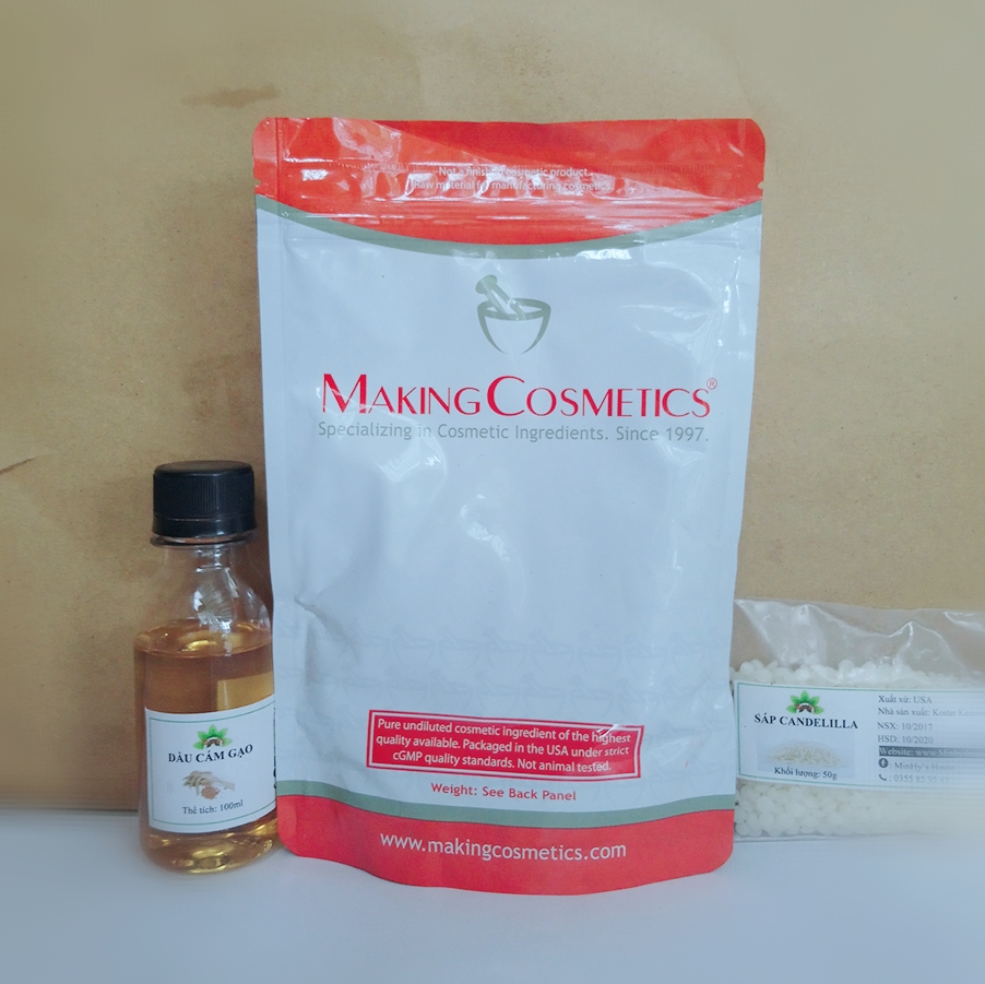 5g - 10g Bột lì trihydroxystearin_Làm lì, dầy, kháng khô_nguyên liệu làm mỹ phẩm handmade
