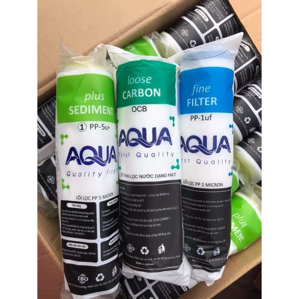 LÕI LỌC NƯỚC AQUA SỐ 1-2-3