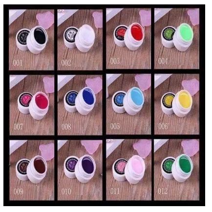 [HCM]Set gel vẽ móng 12 màu