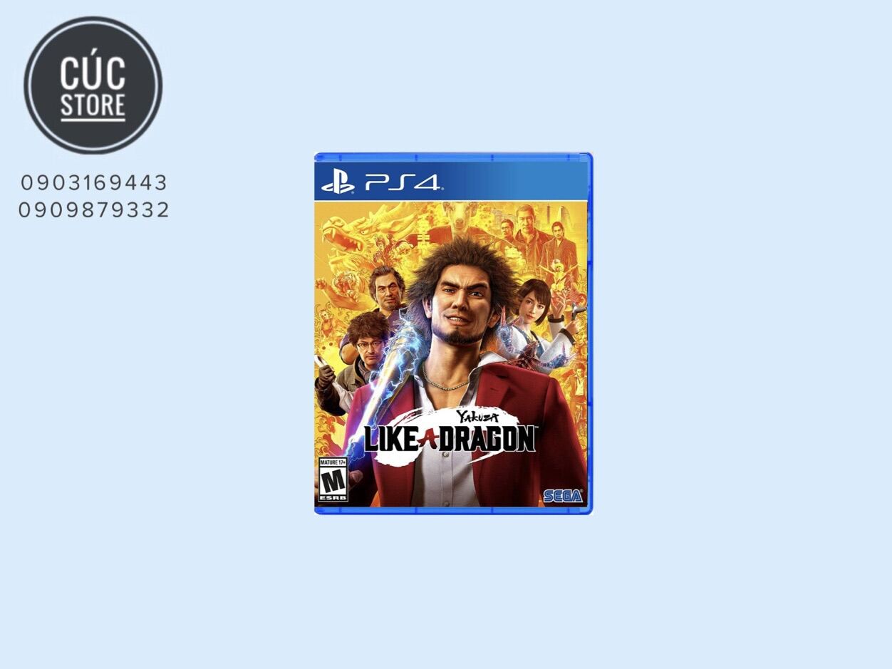 PS4 disc: yakuza like a dragon