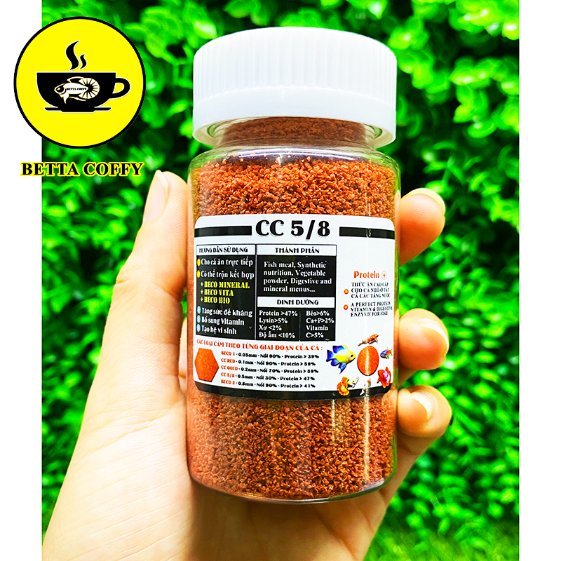Thức ăn cá Lớn - CC 5/8 - Cho cá ăn chìm