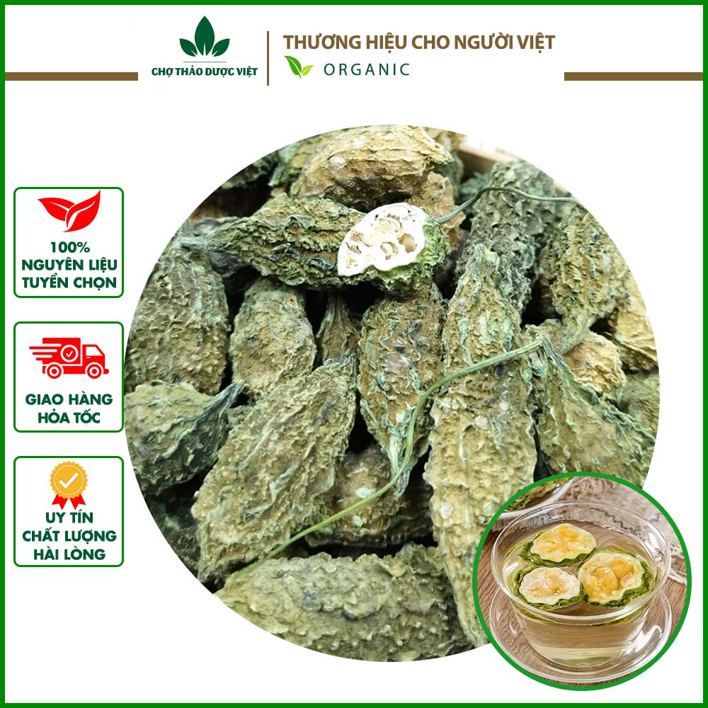 Khổ qua rừng nguyên trái 1Kg, quả mướp đắng rừng khô, thơm, sạch - Chợ thảo dược việt