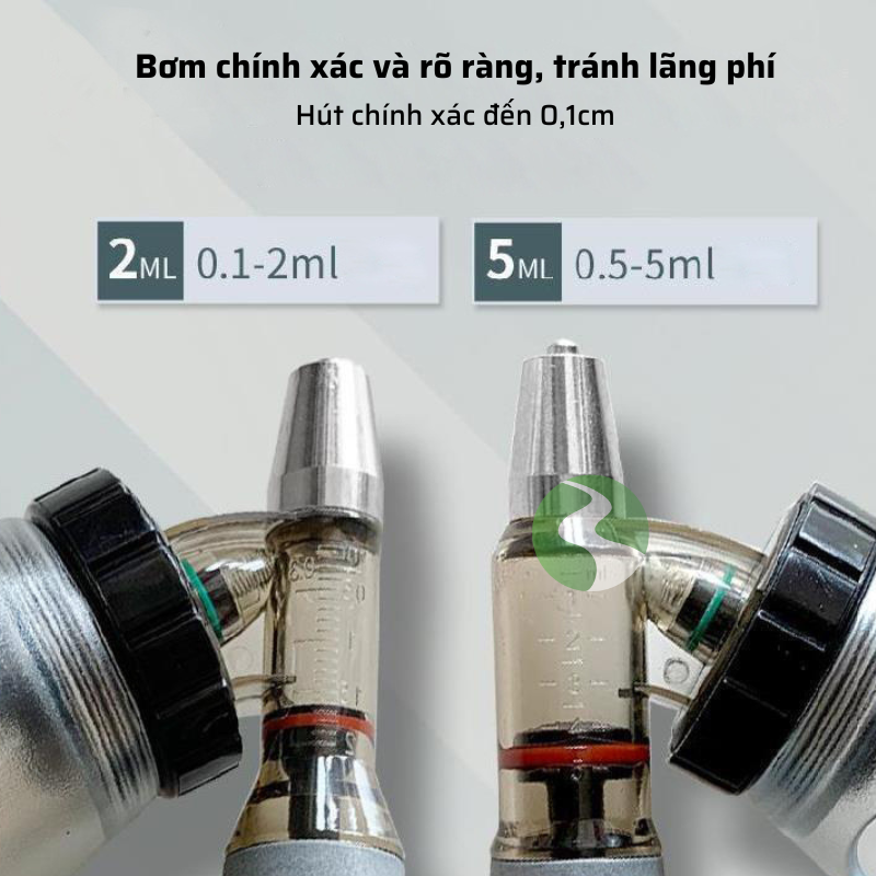 Xi lanh tự động tiêm thú y MZA 2ml/5ml