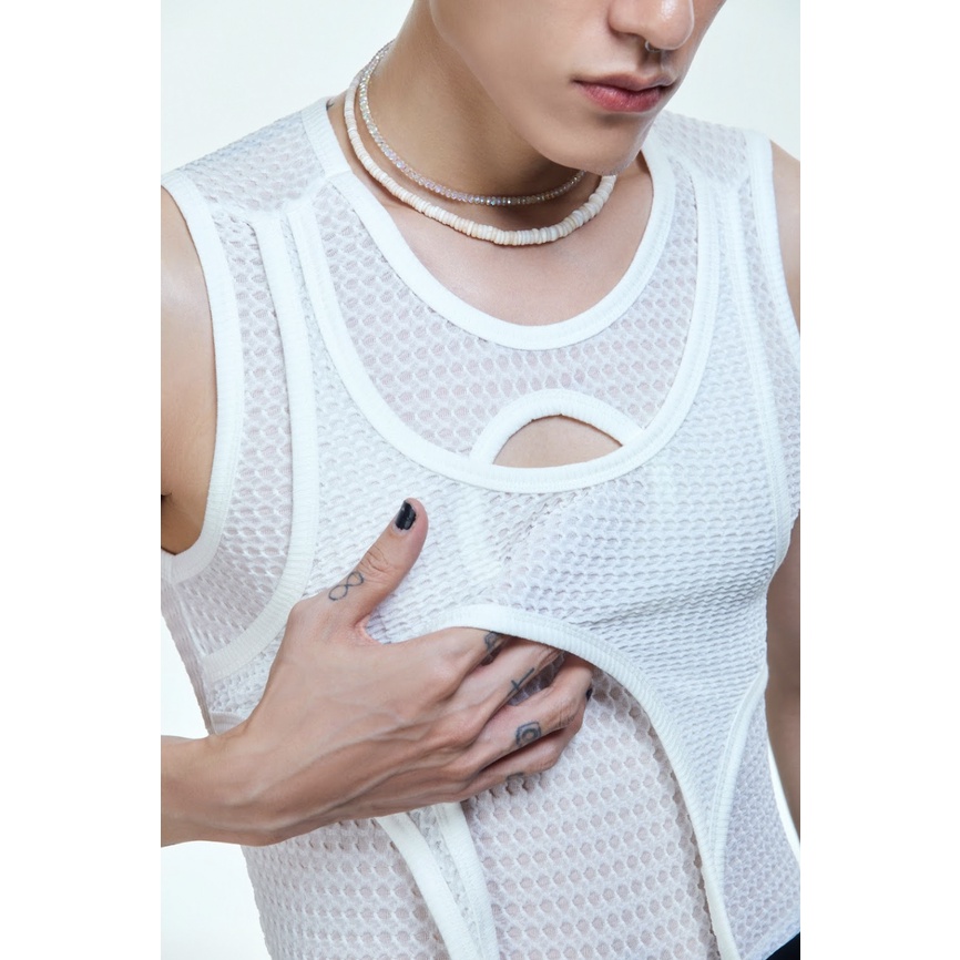 Áo thun tank top tròn Cao Stu