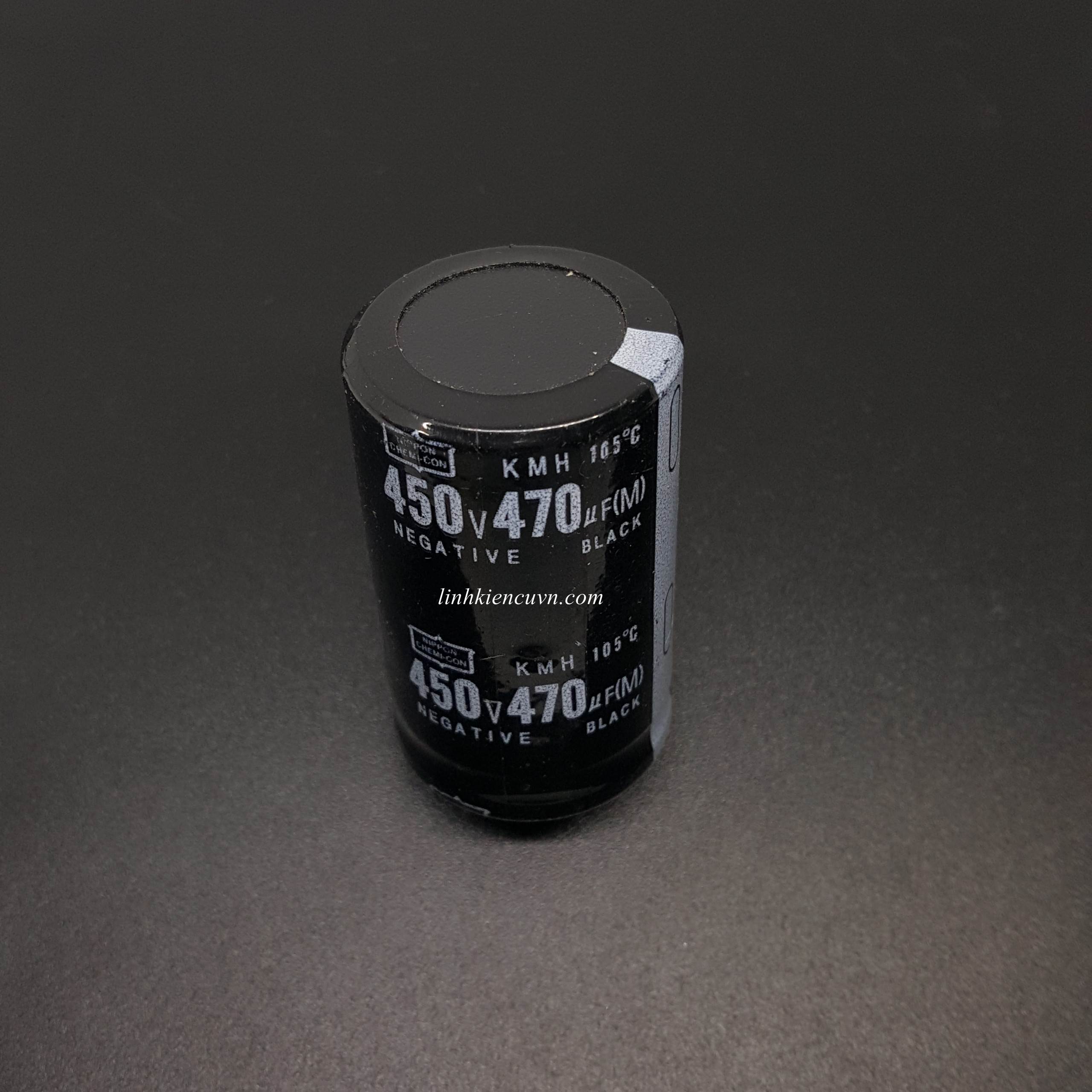 Tụ 470uF 450V 35×50mm tháo máy