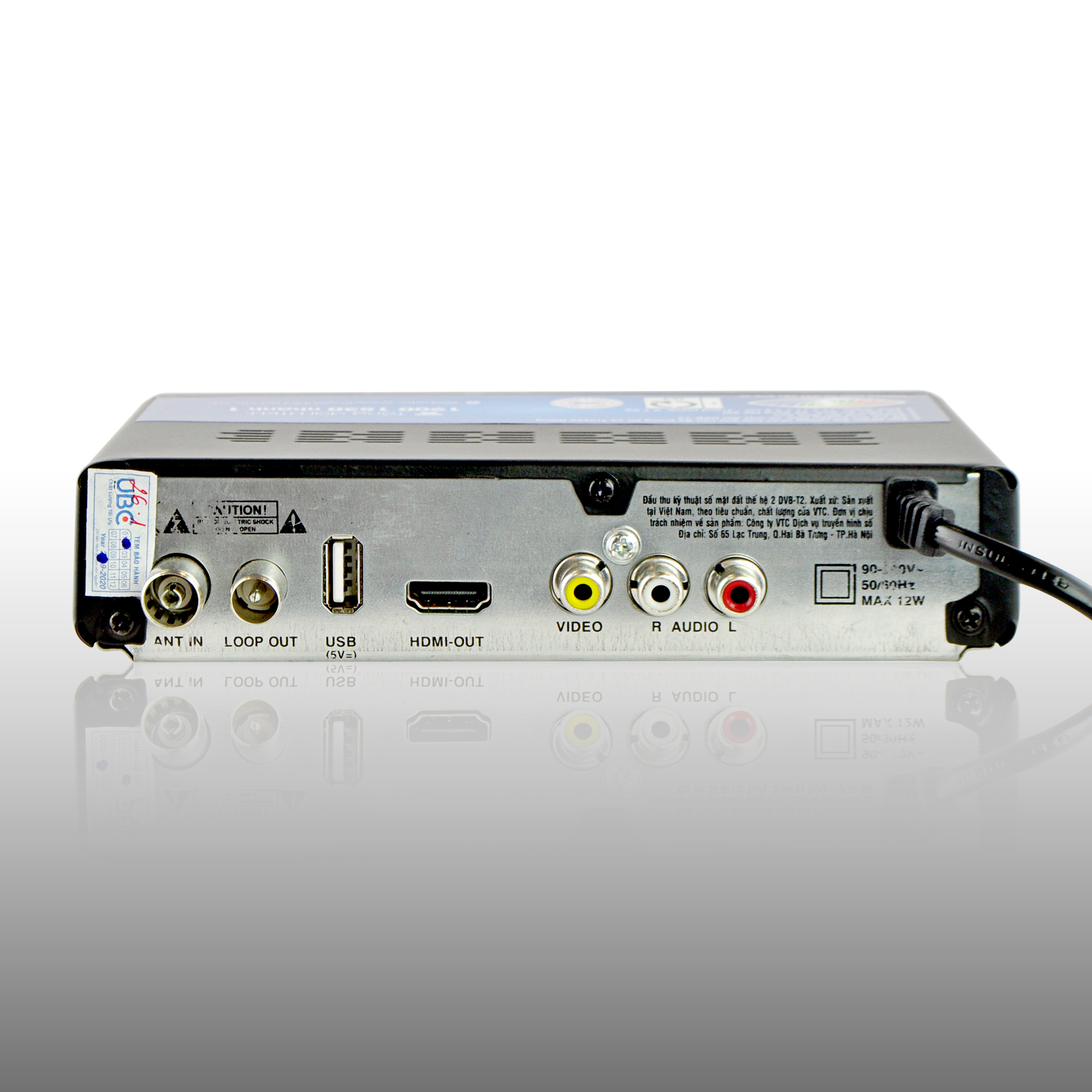 Đầu thu kỹ thuật số mặt đất DVB-T2, Model VN06, VIC Electronic, bảo hành 12 tháng