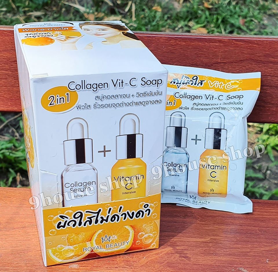 (Date 09/2024) 01 Cục Xà Bông Vit C Thái Lan 60gram