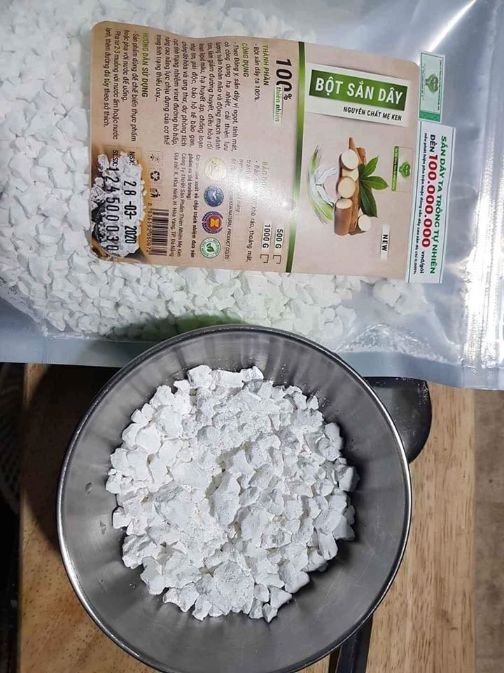 Bột sắn dây nguyên chất Mẹ Ken 500gr
