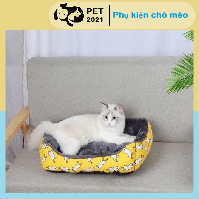 Đệm Lông Dành Cho Chó Mèo Hình Chữ Nhật Êm Ái, Chống Xê Dịch - PET 2021 Chưa Có Đánh Giá