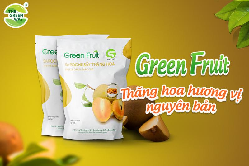 [HCM]SAPOCHE SẤY THĂNG HOA - GREEN FRUIT 25gr/túi