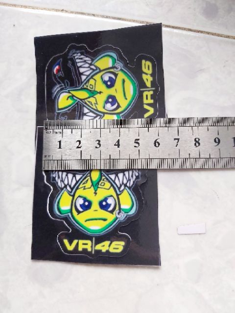 Combo 2 Tem Decal Cá Mập 46 Dán Xe Giá Rẻ