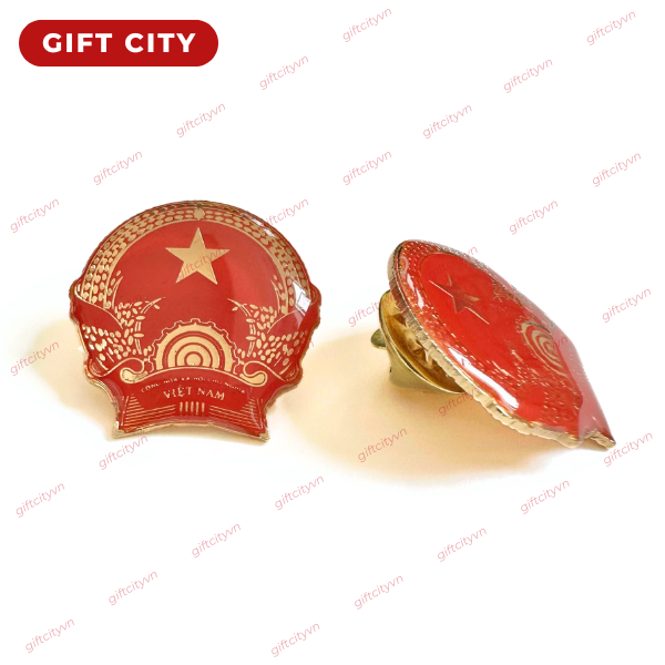 Huy hiệu cài áo hình quốc huy