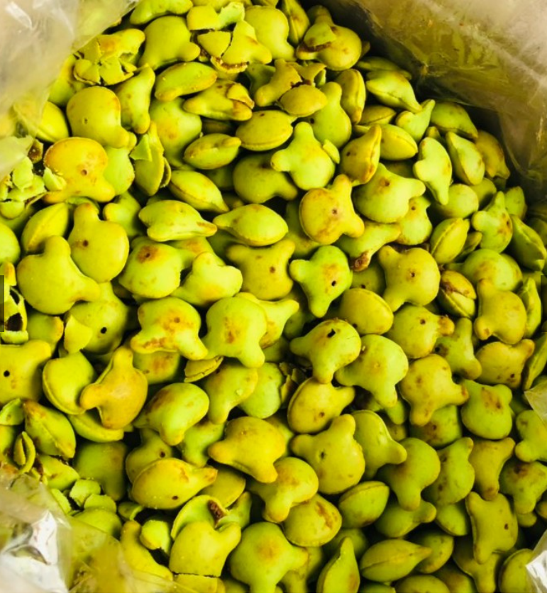 1kg Bánh gấu chùm ngây vị socola (màu xanh)