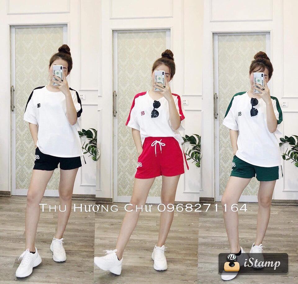 Bộ Quần Aó Cộc Nữ mùa hè phong cách hàn quốc