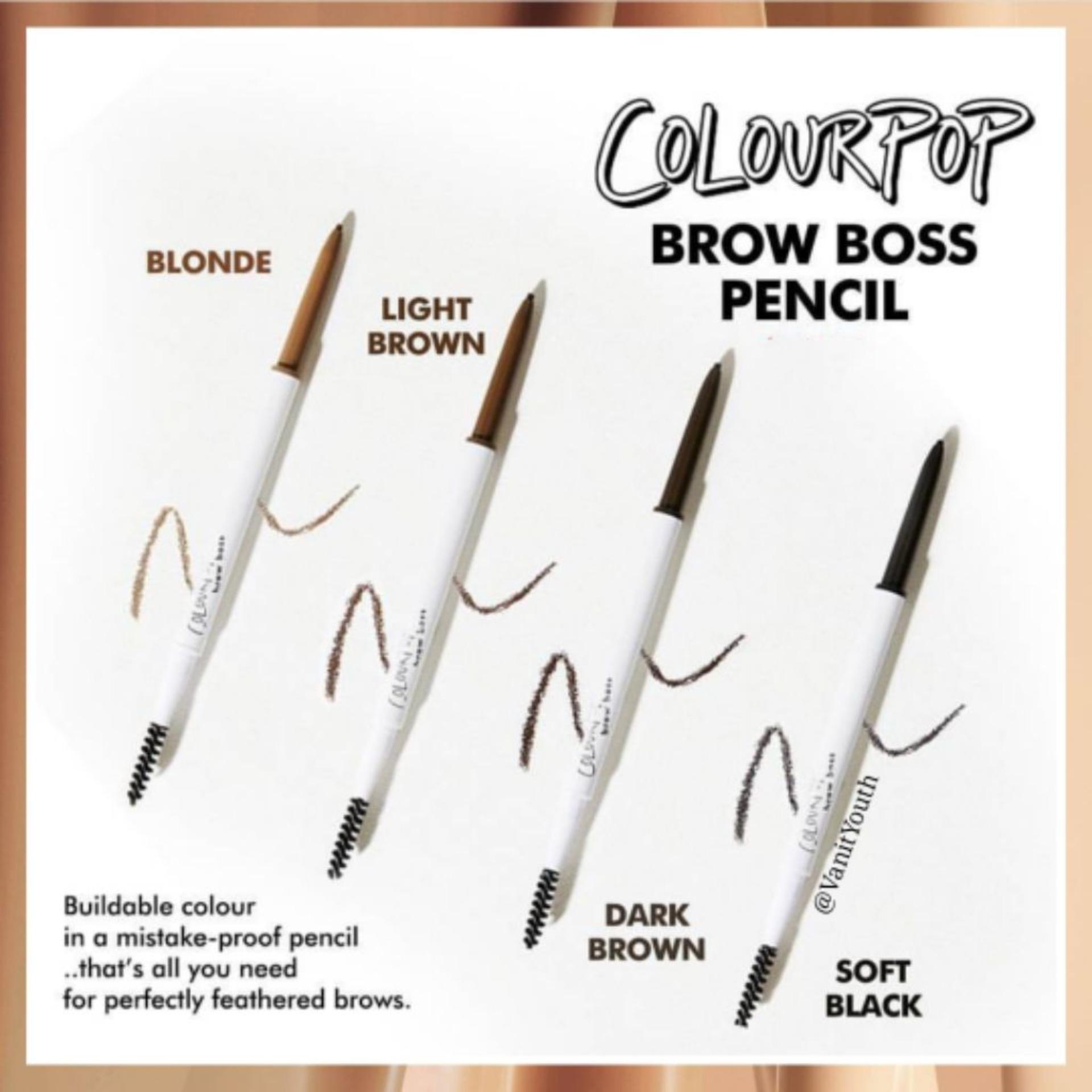 Chì kẻ mày Colourpop Percision Brow Pencil JET SET BLACK PENCIL (Herskincare)