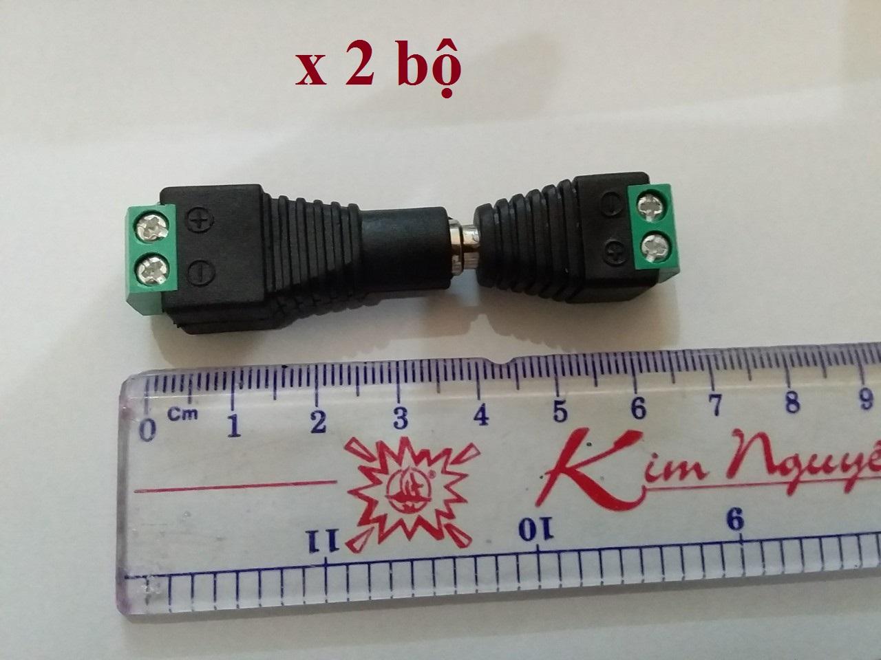 2 Bộ Jack cấm nguồn điện DC đực cái