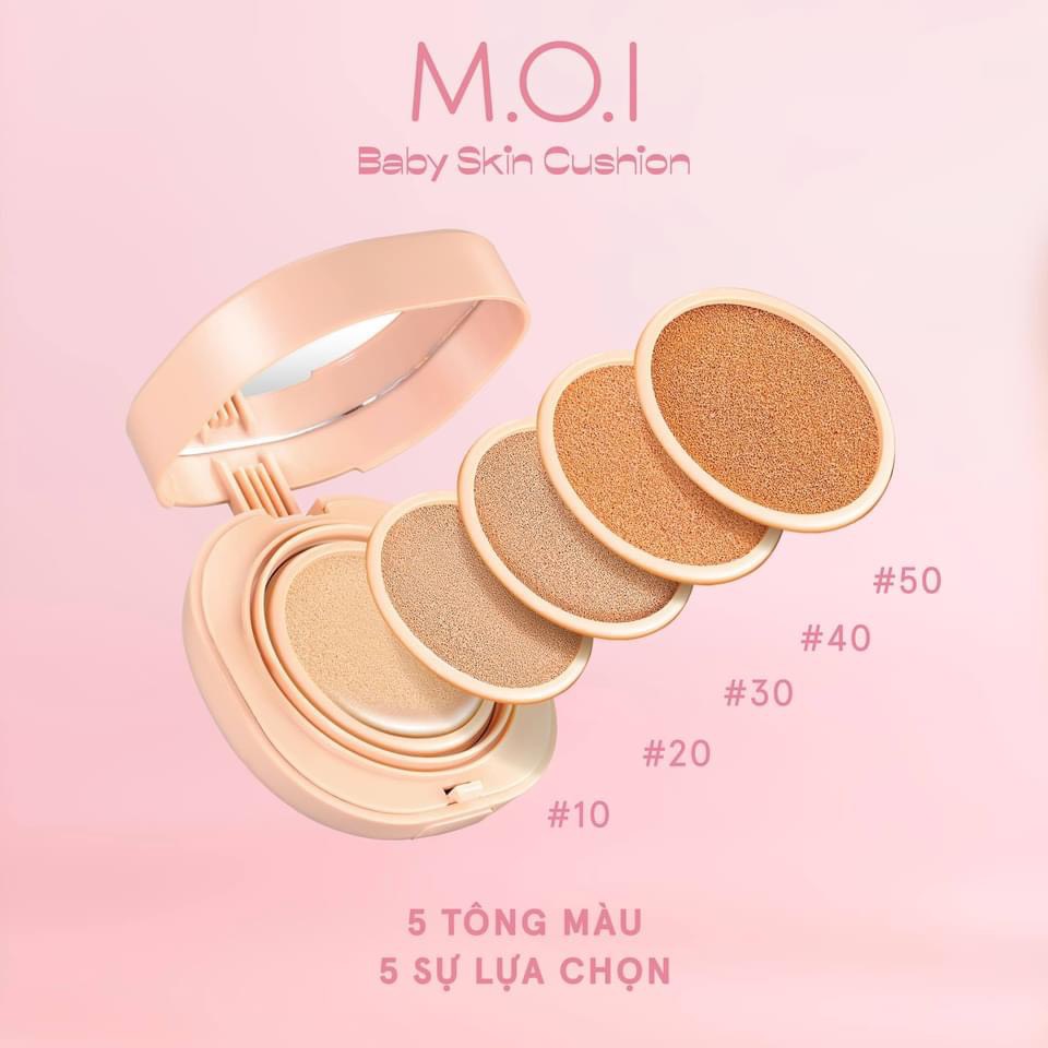 Phấn Nước MOI 5M BABY SKIN CUSHION