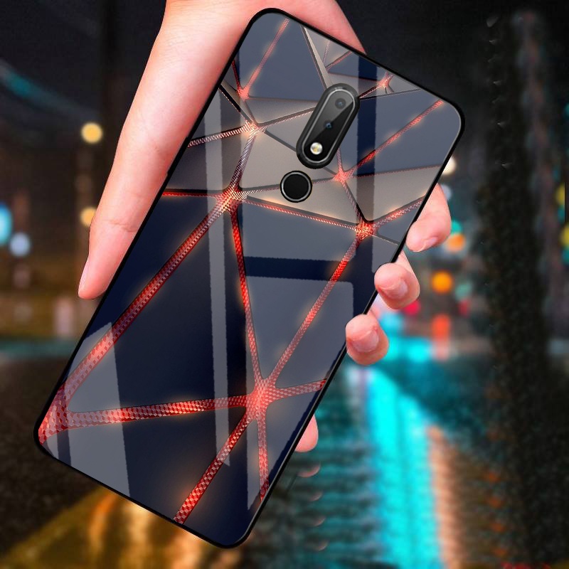Ốp Lưng NOKIA 6.1 PLUS mặt kính cường lực cao cấp thiết kế riêng