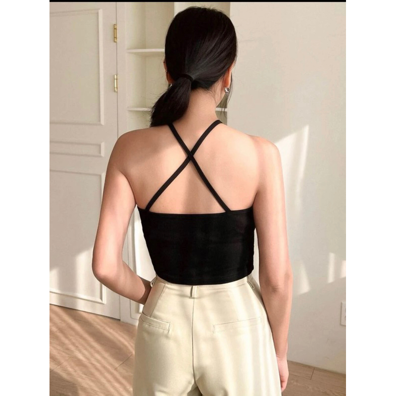 [ SIZE LỚN BIGSIZE 55Kg-100Kg ] AMS1 ÁO CỔ YẾM CHÉO LƯNG