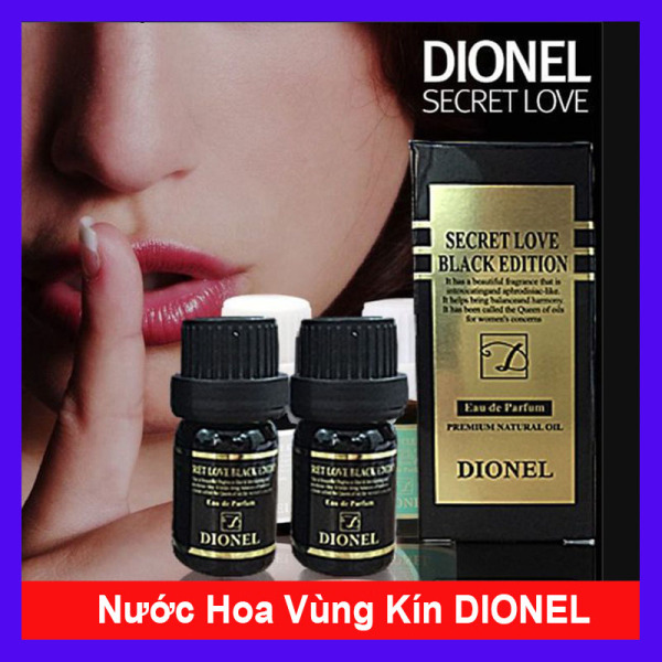 Nước hoa vùng kín Dionel Secret Love Black Edition Eau De Parfum Premium Natural Oil