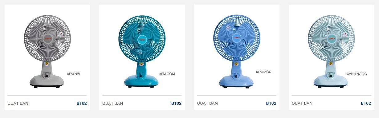 Quạt Senko bàn đảo gió B102  - SIÊU BỀN - ( chọn màu ngẫu nhiên )