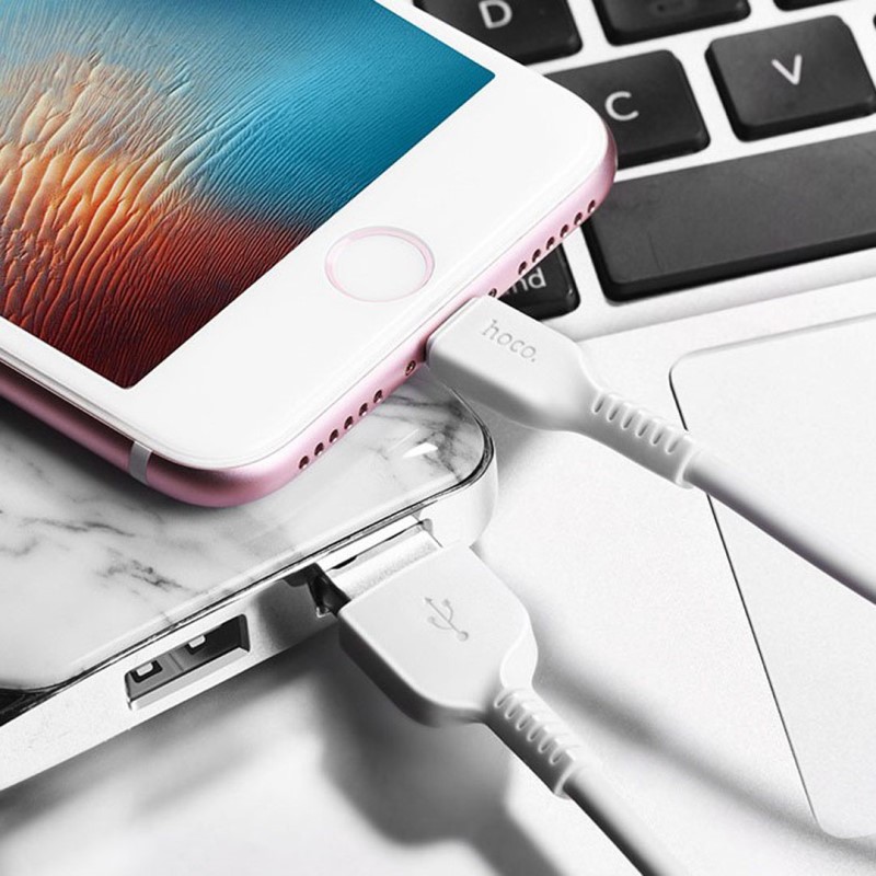 Cáp sạc nhanh Hoco X20 Flash dùng cho iPhone, Android dây dài 1m, 3m - Chính hãng