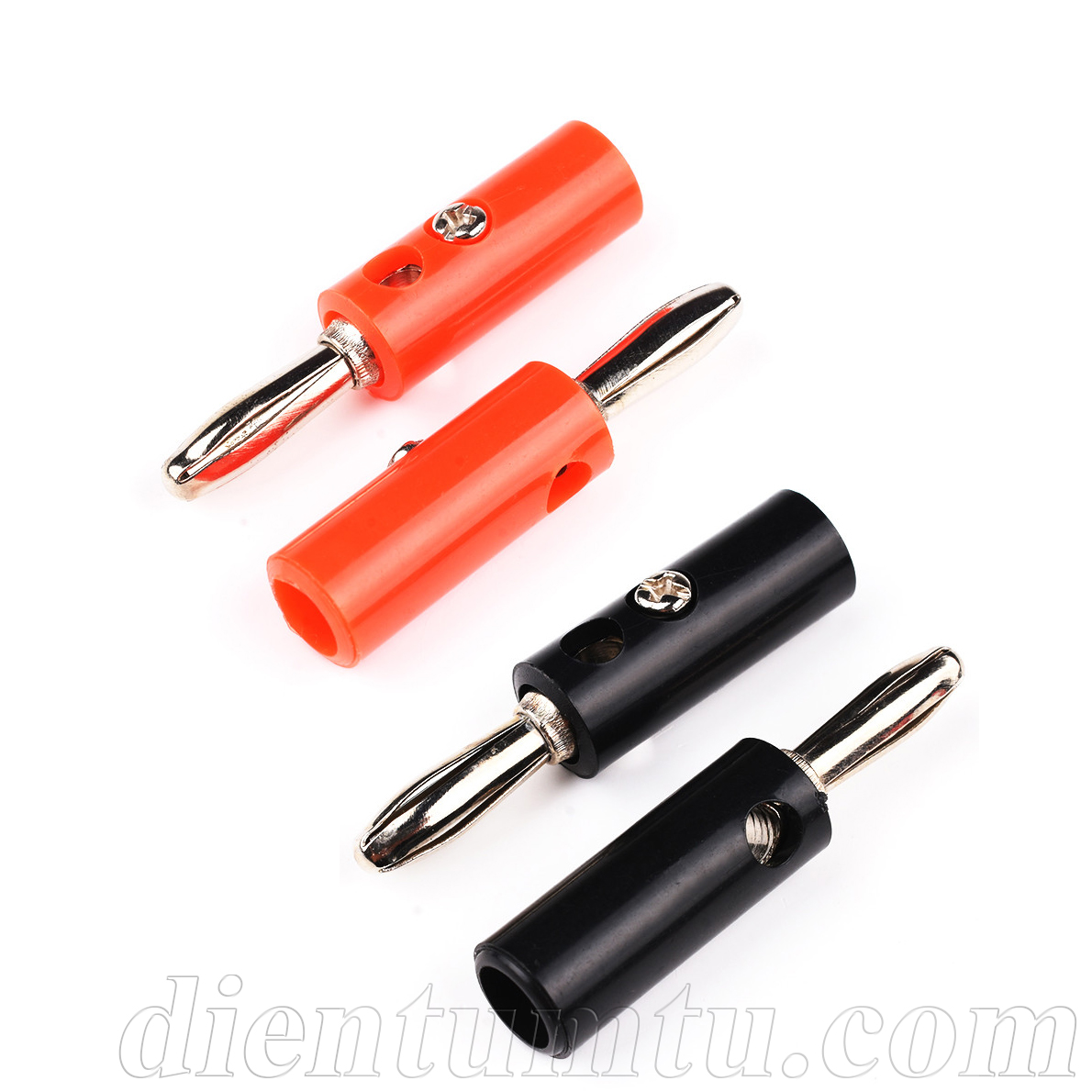 Jack bắp chuối 4mm chuôi cắm đực cái tự chọn